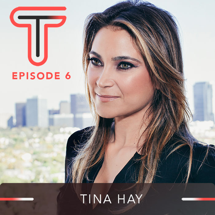 Head shot of Tina Hay with the Titans as Teens Logo, Ep 6